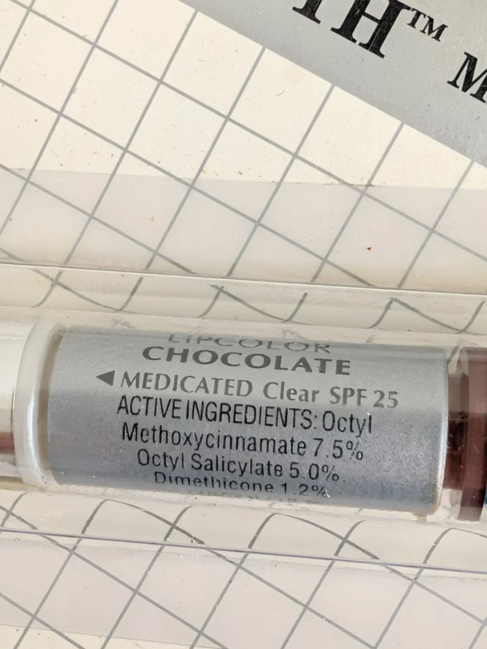 Almay Stay Smooth Medicated Lipcolor Duo CHOCOLATE New Old Stock SEALED